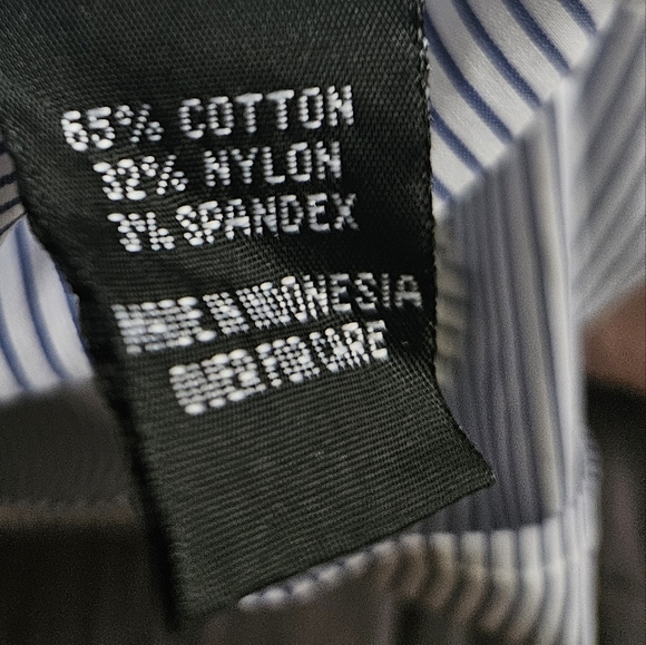 IZ Byer Tie Back Neckline, 3/4 Bell Sleeves Striped Blouse Women L - Picture 4 of 4